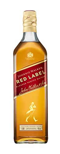 Johnnie Walker Red Label Whisky Escocés Blended, 1 l