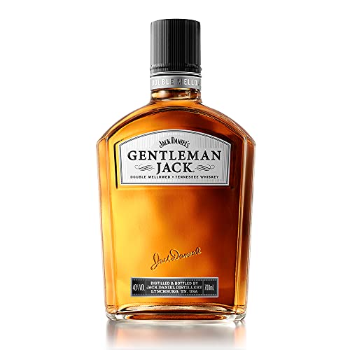 Jack Daniel's Gentleman Jack Tennessee Whiskey, Doble Filtrado, Whiskey Sabor Vainilla y Cítrico,...