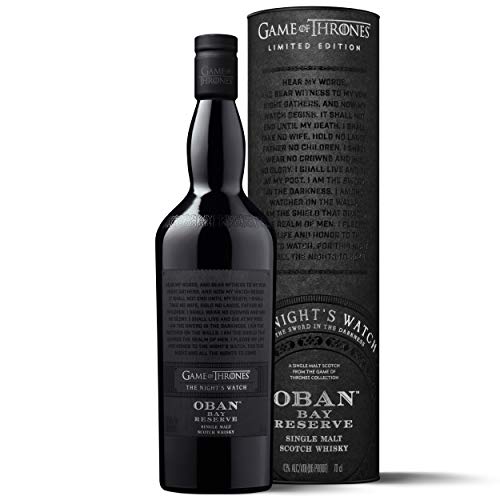 Oban 14 Bay Reserve - Whisky escocés puro de malta (Edición limitada Juego de Tronos: La Guardia...