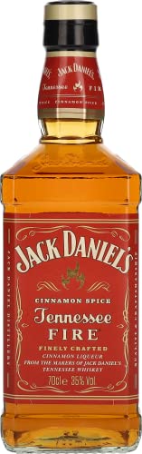 Jack Daniel's Tennessee Fire Whiskey, Fusión Jack Daniel's Old No.7 y Canela de Ceylán, Acabado...