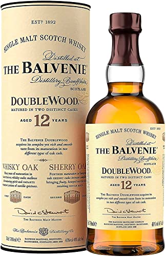 The Balvenie Double Wood 12 años whisky de malta escocés, 700ml