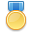3, medalla, icono de plata